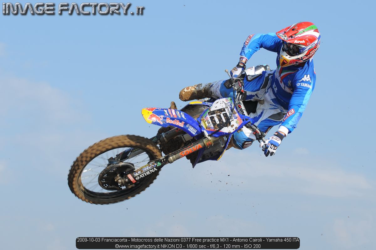 2009-10-03 Franciacorta - Motocross delle Nazioni 0377 Free practice MX1 - Antonio Cairoli - Yamaha 450 ITA